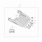 Rocket III Touring Luggage rack kit