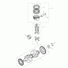 Scrambler Crankshaft, connecting rods & pistons