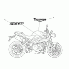 Speed Triple Bodywork - decals