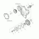 Speed Triple Starter drive gears - eng no 491324 >