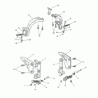Speed Triple Footrests & mountings