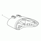 Speed Triple Led rear light - clear