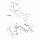 Speed Triple R Rear bodywork & seat