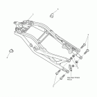 Speed Triple R Rear sub-frame & fittings