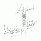 Speed Triple R Rear suspension unit & linkage