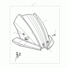 Speed Triple R Flyscreen visor kit