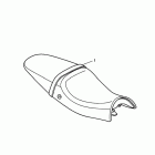 Speed Triple R Seat, twin, gel