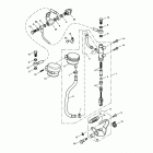 Speedmaster Rear brake master cylinder, reservoir & pedal > 469049