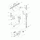 Speedmaster Rear brake master cylinder, reservoir & pedal 532900 >