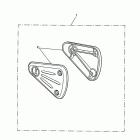 Speedmaster Footrest hanger kit, cut out > 469049