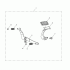 Speedmaster Longhaul footboard pedal kit 469050 >
