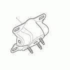 Speedmaster Number plate bracket, chrome 469050 >
