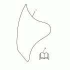 Sprint GT Tank pad, carbon fibre