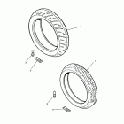 Sprint ST Tyres, valves & balance weights