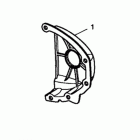 Sprint ST Sprocket cover kit, front, carbon fibre