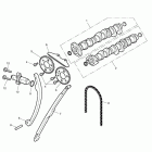 Street Triple Camshaft & camshaft drive - eng no 503519 > eng no 50823...
