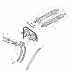 Street Triple Camshaft & camshaft drive eng no 493833 > eng no 503518