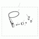 Street Triple Bar end mirror kit, clear anodised