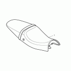 Street Triple Gel seat, twin