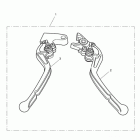 Street Triple Lever kit, adj, std, short