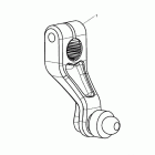 Street Triple Machined gear actuator, black