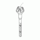 Street Triple Oil dipstick, red