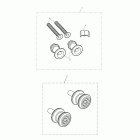 Street Triple Paddock stand bobbin kits