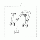 Street Triple Paddock stand, front