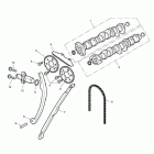 Street Triple R Camshaft & camshaft drive - eng no 503519 > eng no 50823...