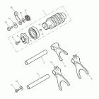Street Triple R Gear selector drum