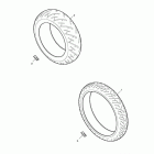 Street Triple R Tyres, valves & balance weights