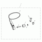 Street Triple R Bar end mirror kit, clear anodised - 471042 >