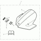 Street Triple R Flyscreen visor kit > 482181