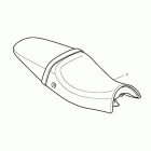 Street Triple R Gel seat, twin