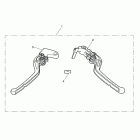 Street Triple R Lever kit, adj, radial, short