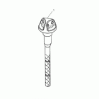 Street Triple R Oil dipstick, black