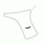 Street Triple R Tank pad, carbon fibre