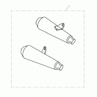 Thruxton Chrome silencer