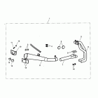 Thruxton Exhaust system assy, arrow 2:1