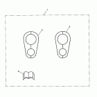 Thunderbird Chrome cable guide, 25.4mm