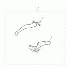 Thunderbird Chrome levers kit