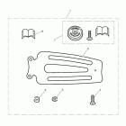 Thunderbird Chrome single seat rack, pressed