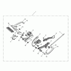 Thunderbird Footboard control & mtg kit, rider