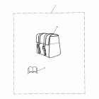 Thunderbird Leather sissy bar bag, large