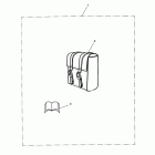 Thunderbird Leather sissy bar bag, small
