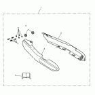 Thunderbird Swingarm cover kit, chrome