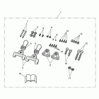 Thunderbird Storm Adjustable passenger footboard hardware kit