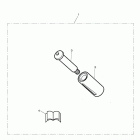 Thunderbird Storm Chrome line shifter peg