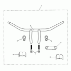 Thunderbird Storm Handlebar, t, chrome, kit