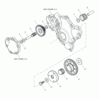 Tiger 1050 SE Starter drive gears > eng no 506681
